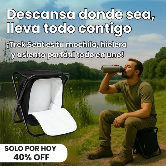 TREK SEAT bolso con silla plegable.