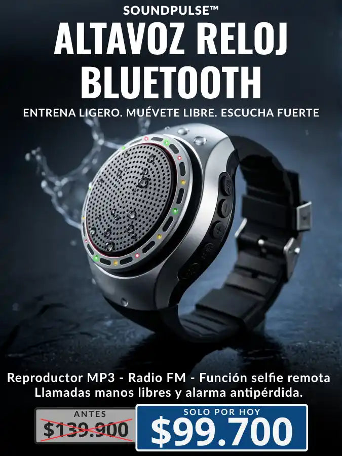 SoundPulse™ ALTAVOZ RELOJ BLUETOOTH