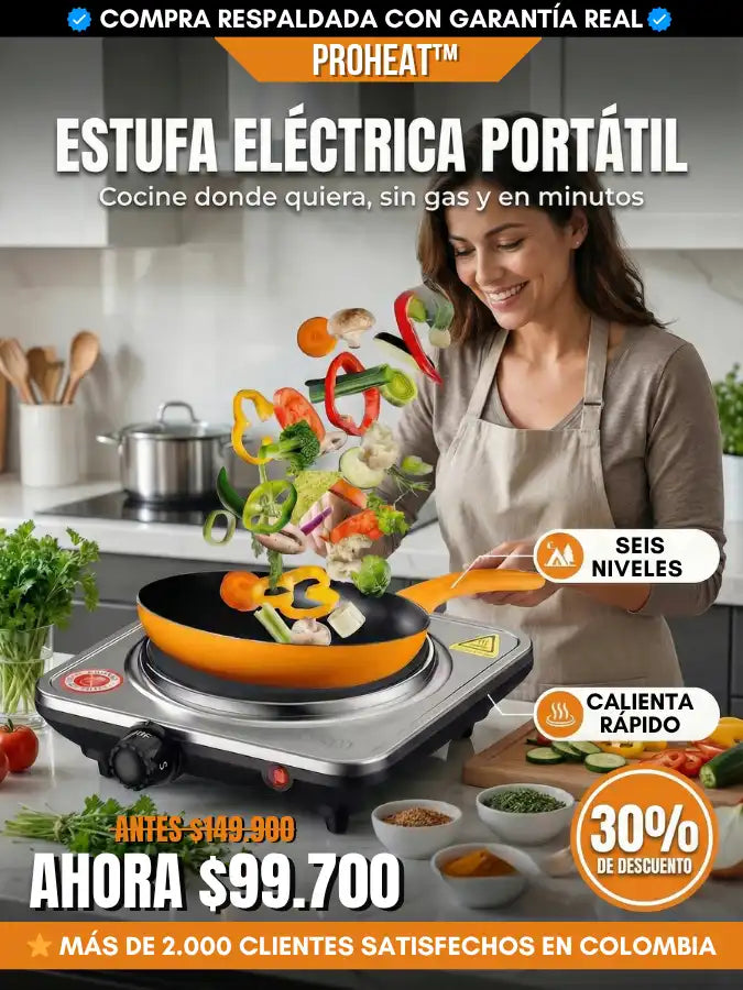 ProHeat™ Estufa Eléctrica Portátil.