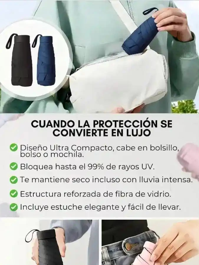Brelli™ Sombrillas de Bolsillo Ejecutiva - Lleva 2x1
