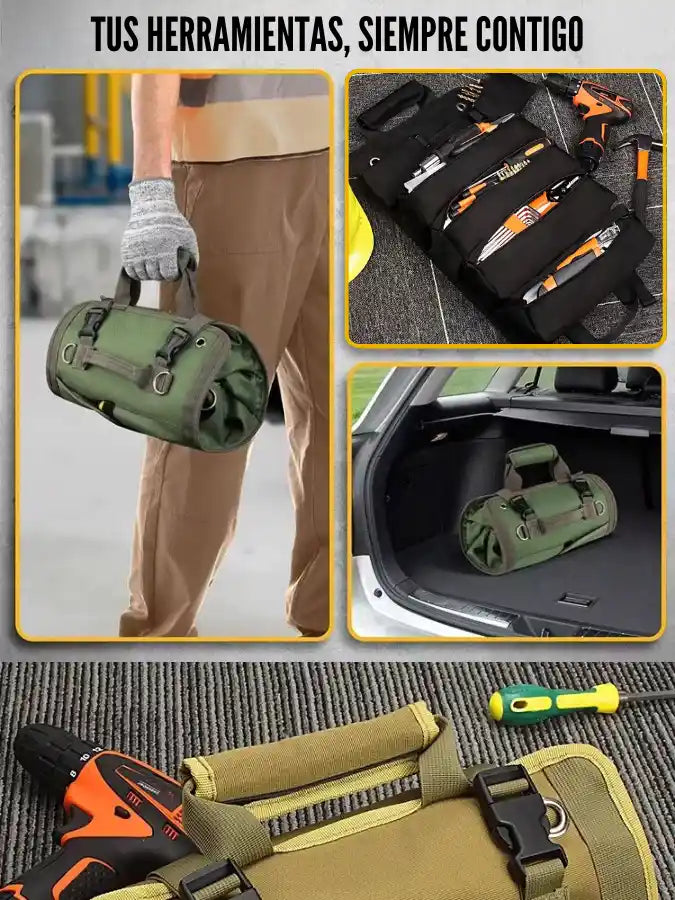 ROLLPRO™ – Organizador de Herramientas Enrollable Profesional