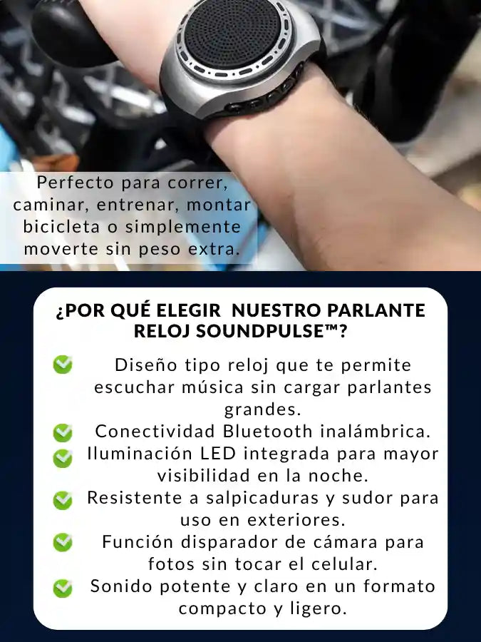 SoundPulse™ ALTAVOZ RELOJ BLUETOOTH