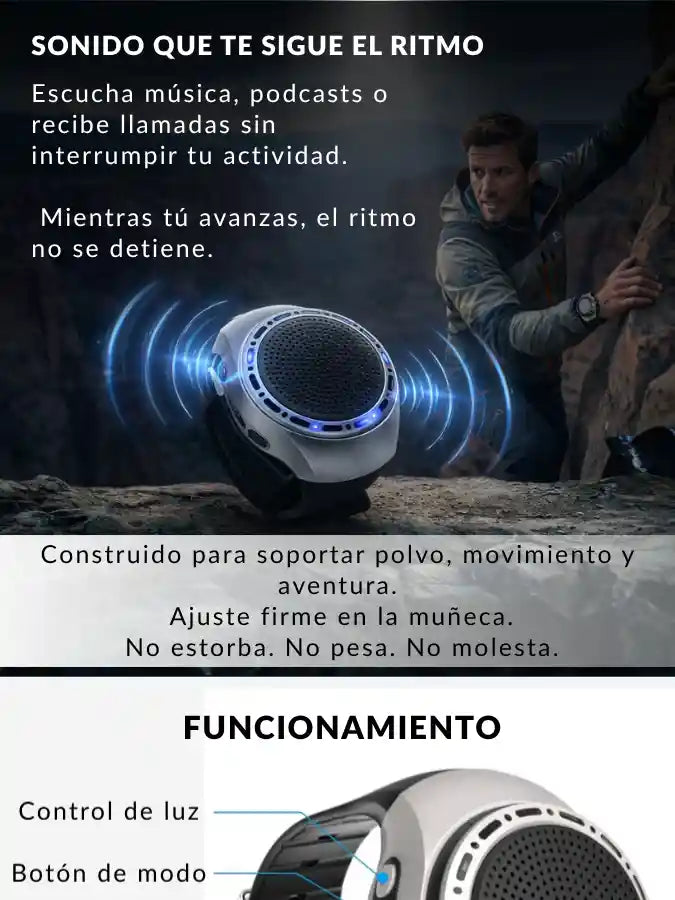 SoundPulse™ ALTAVOZ RELOJ BLUETOOTH