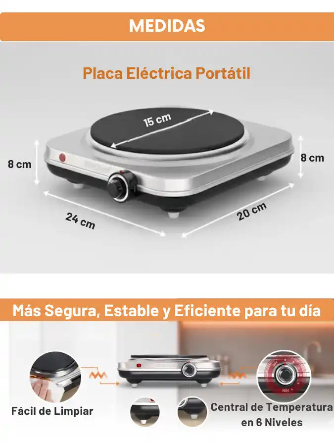 ProHeat™ Estufa Eléctrica Portátil.