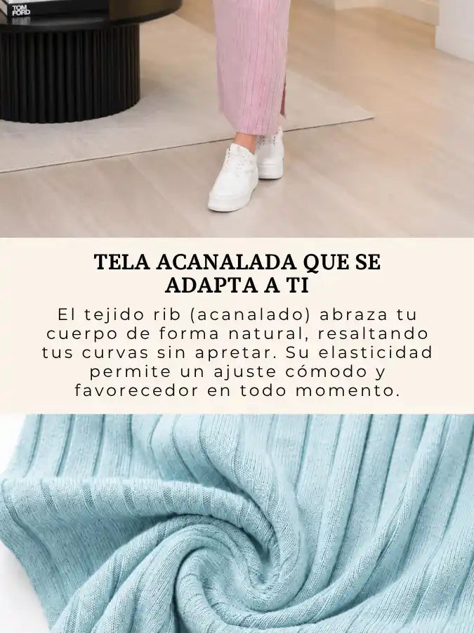 Conjunto Velía™ Vestido + Buso tejido