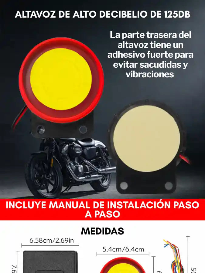 MotoGuard X Sistema Antirrobo con Control y Corte de Corriente