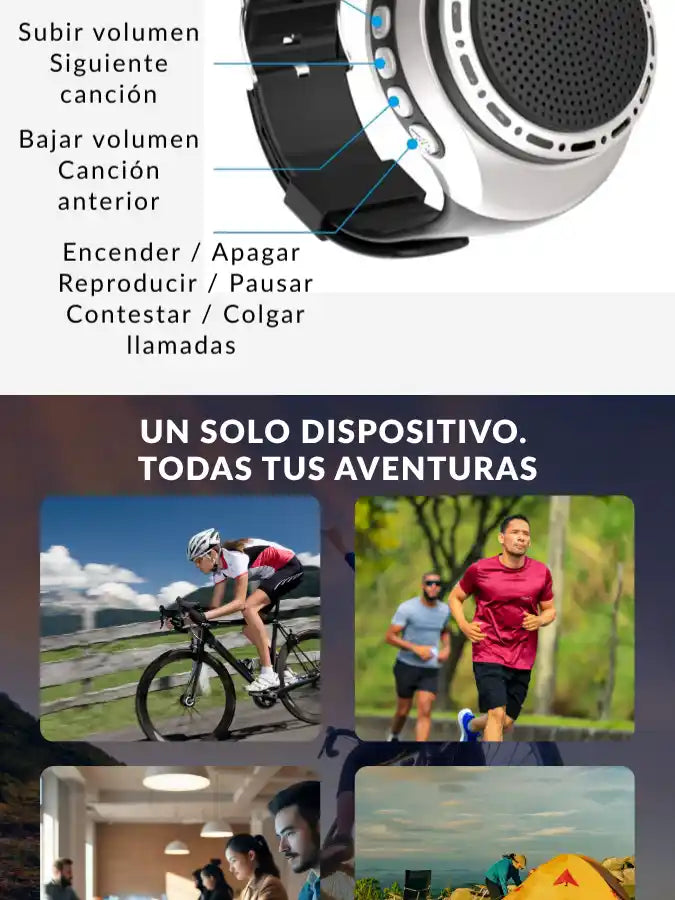 SoundPulse™ ALTAVOZ RELOJ BLUETOOTH