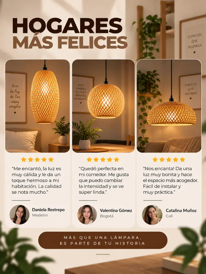 SILVÉ™ — lampara de mimbre moldeable 3 en 1