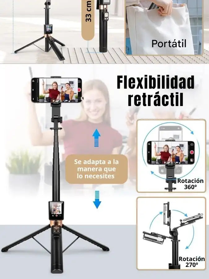 NOVASHAP™ Trípode profesional con pantalla y control integrado