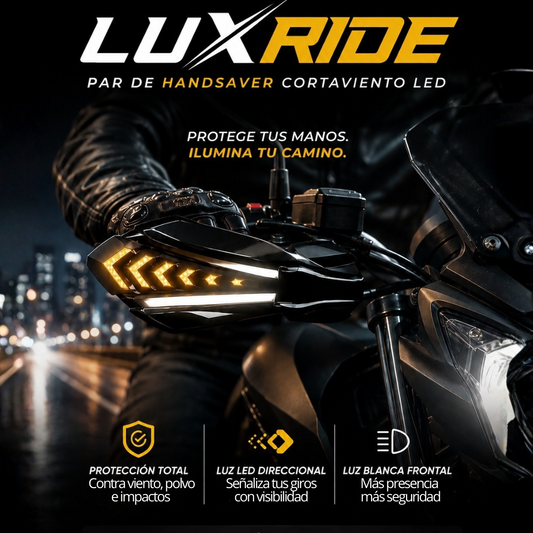 LUXRIDE™ Par de handsaver cortaviento led