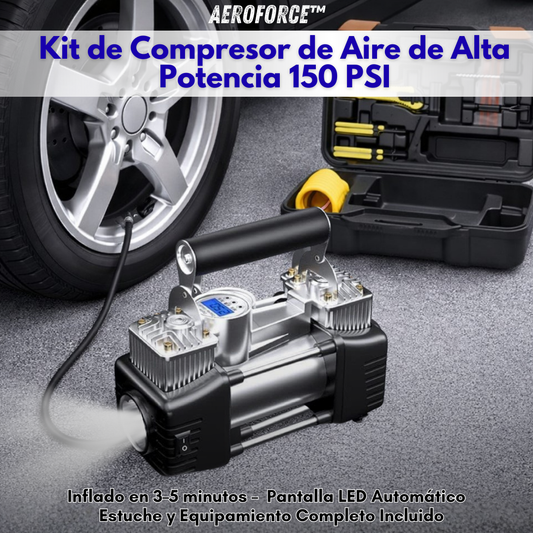AEROFORCE™ Kit de Compresor de Aire de Alta Potencia 150 PSI