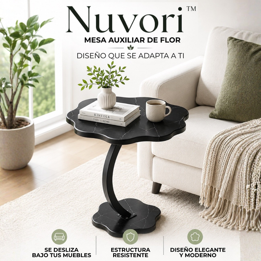 NUVORI™ Mesa auxiliar en forma de flor