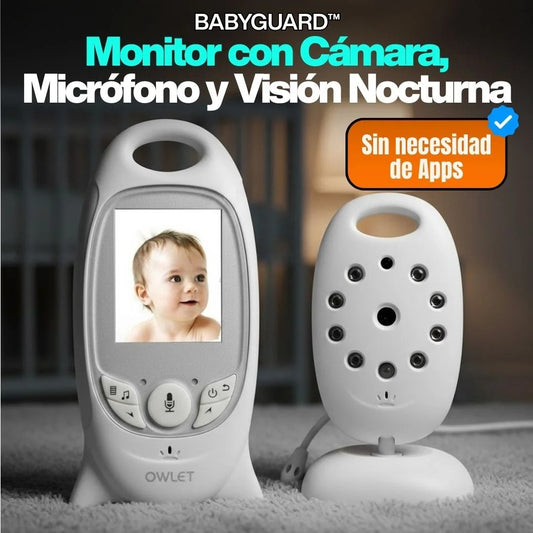 Babyguard™ Monitor con cámara, micrófono y visión nocturna