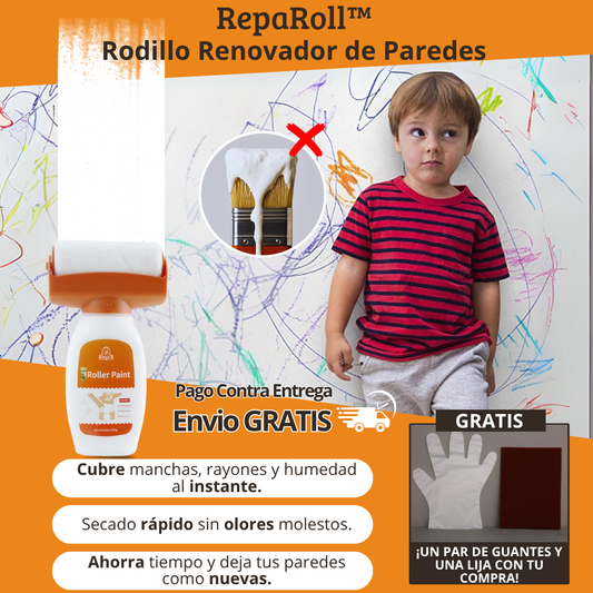 RepaRoll™ Rodillo Renovador de Paredes.