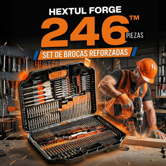 Hextul Forge 246™ – Set De Puntas Y Brocas Reforzadas.