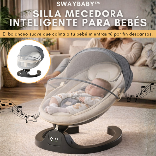 SwayBaby™ Silla mecedora inteligente para bebés 5 en 1.