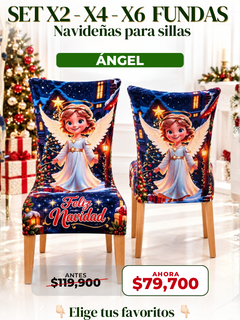 Set de 2 Fundas Navideñas para Sillas
