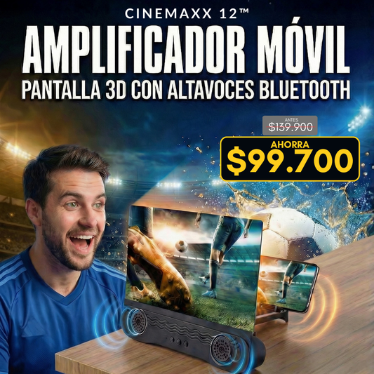 CineMaxx 12™ – Amplificador de Imagen con Sonido Bluetooth Integrado