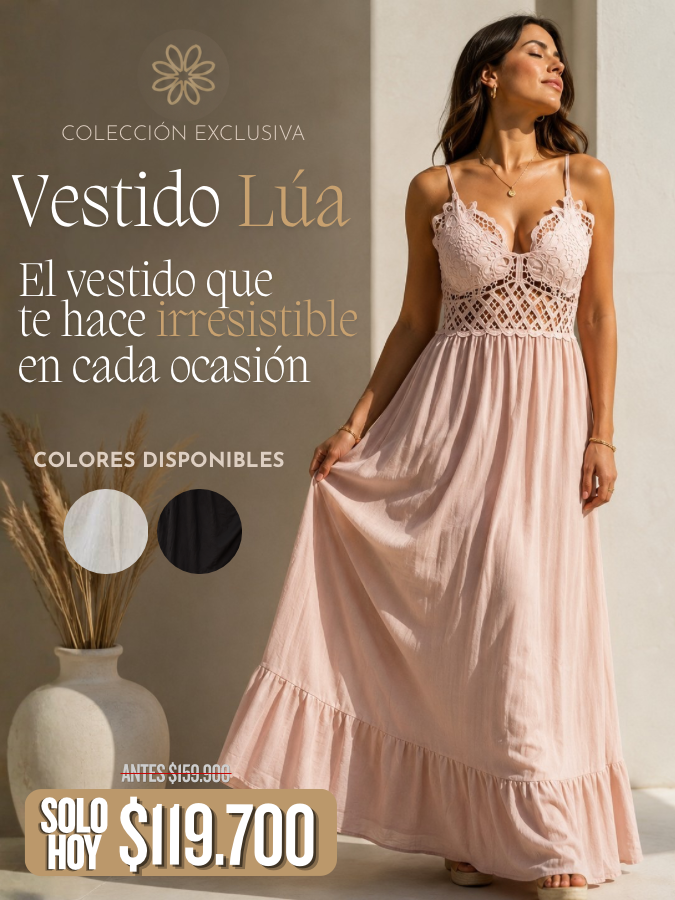 Vestido Lúa™ Encanto en cada movimiento.