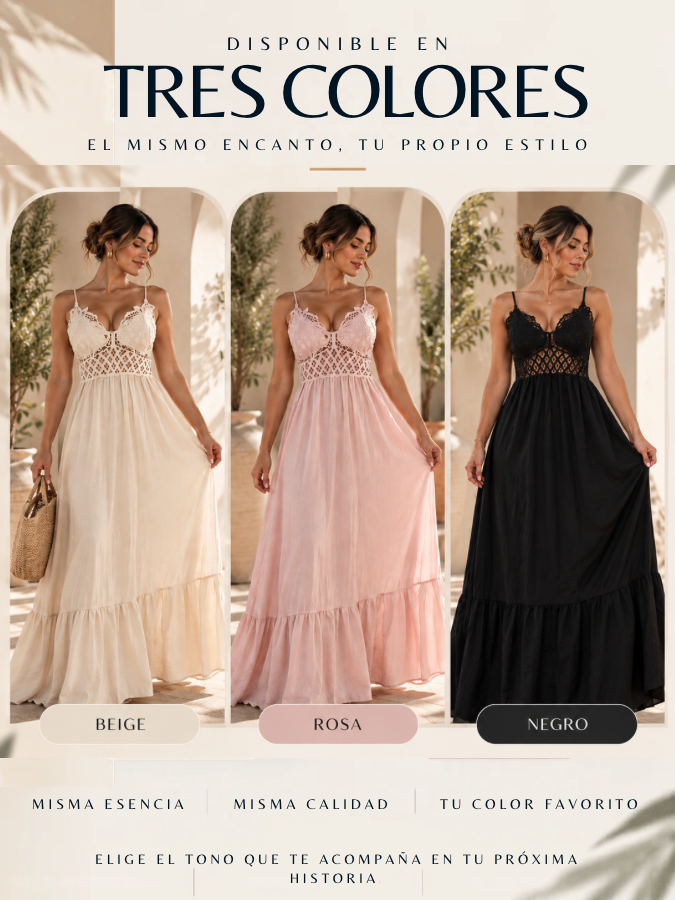 Vestido Lúa™ Encanto en cada movimiento.