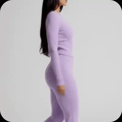 RIVA™  Conjunto Blusa + Pantalón Tejido