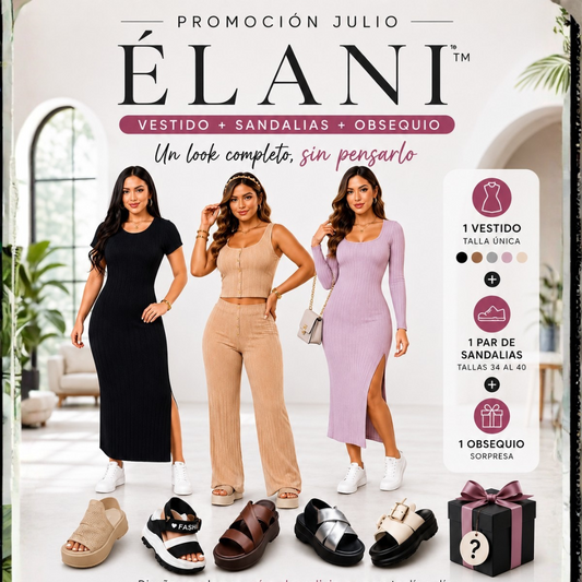 PROMOCIÓN JULIO. Vestido + Sandalias + Obsequio