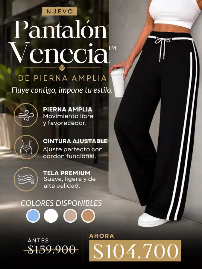 Pantalón Venecia™ de Pierna Amplia