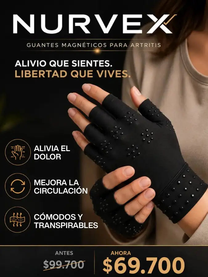 NURVEX ™ Guantes magnéticos para la artritis