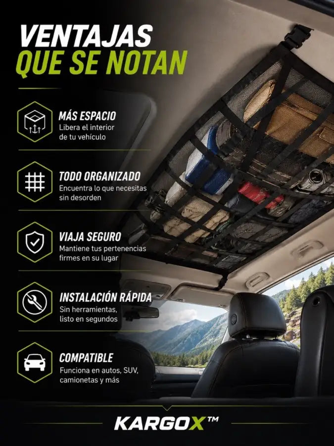 KARGOX™ Red de techo para auto