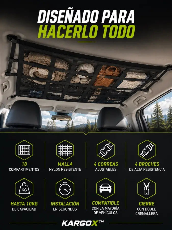 KARGOX™ Red de techo para auto