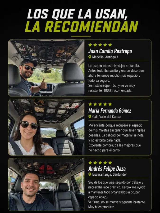KARGOX™ Red de techo para auto