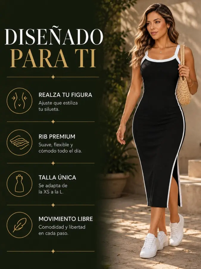 Vestido Zafiro™ de Tirantes | Talla Única
