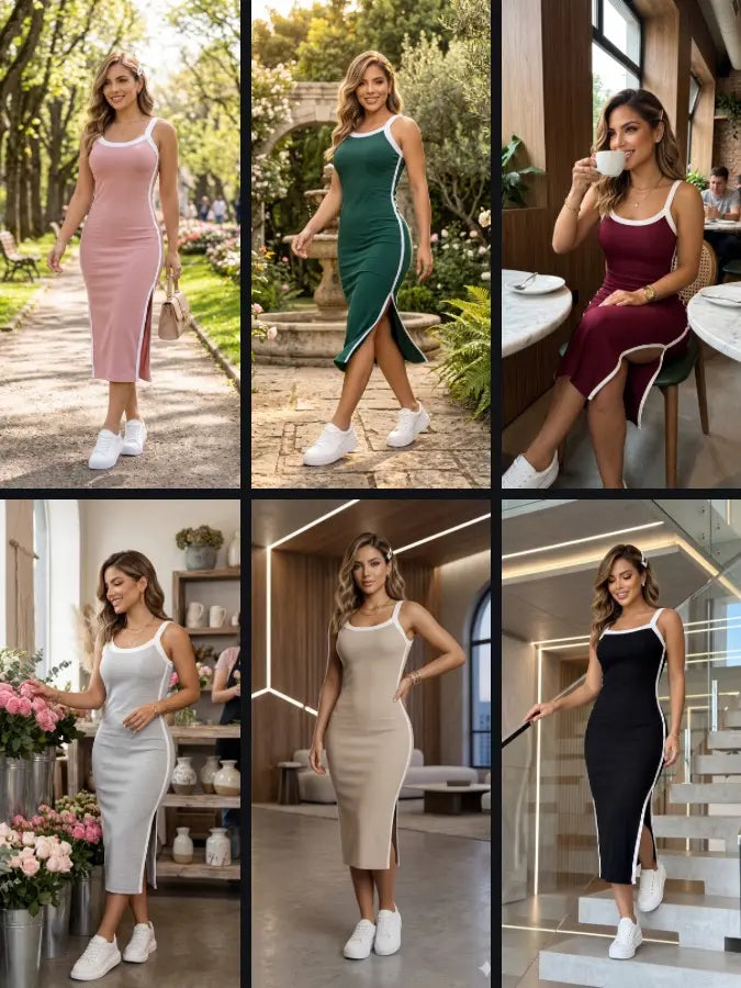 Vestido Zafiro™ de Tirantes | Talla Única