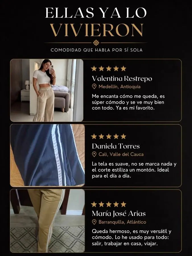 Pantalón Venecia™ de Pierna Amplia