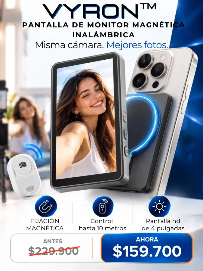 VYRON™ – Pantalla HD Magnética para Celular