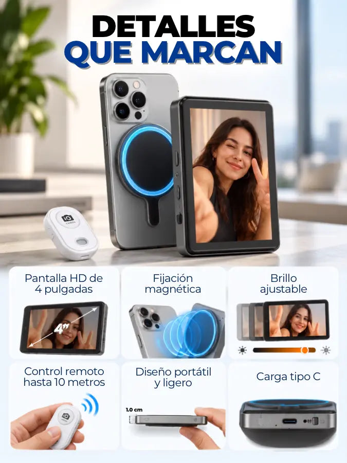 VYRON™ – Pantalla HD Magnética para Celular