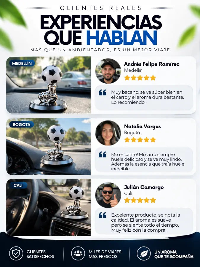 AuraBall Solar® Ambientador Solar para carro - GRATIS esencia.