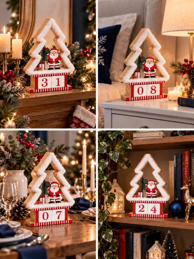 DECEM™ Calendario Navideño Decorativo