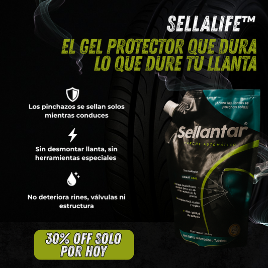 Sellalife™ El Gel protector que dura lo que dure tu llanta.