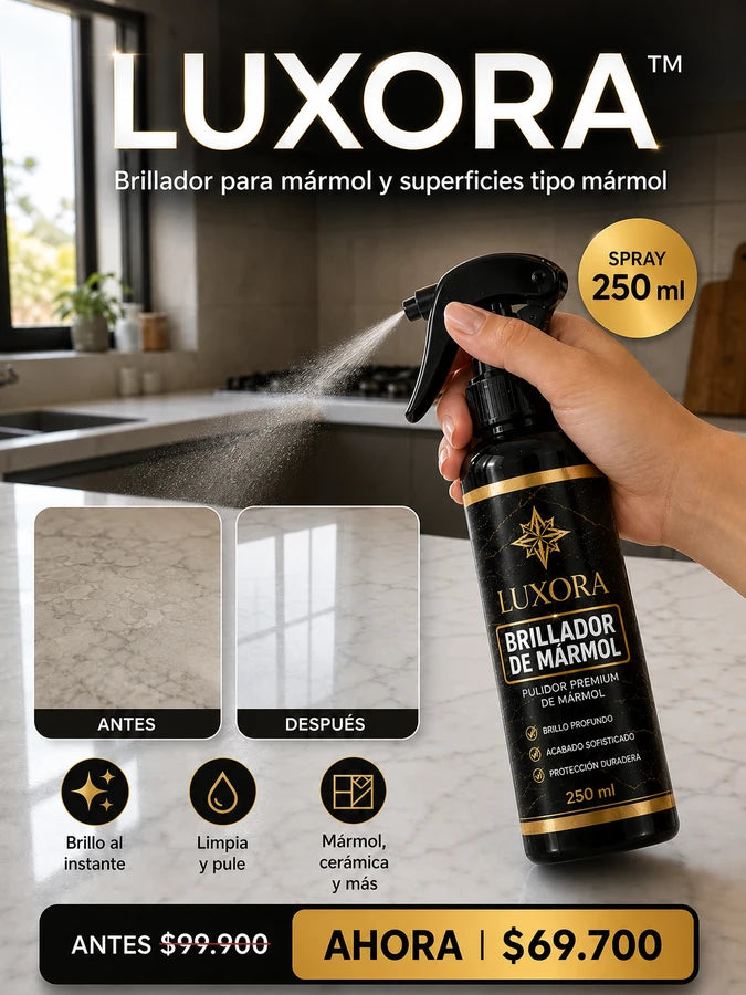 LUXORA™ Brillador para Mármol en Spray 250 ml | Devuelve el brillo