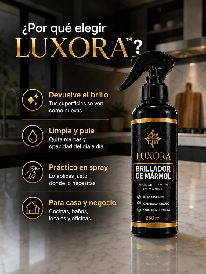 LUXORA™ Brillador para Mármol en Spray 250 ml | Devuelve el brillo