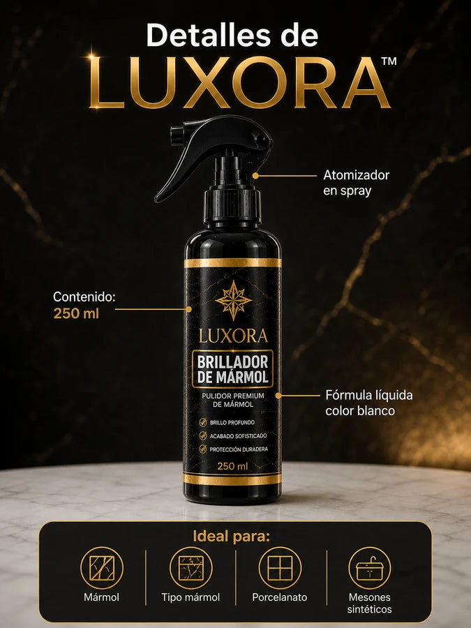 LUXORA™ Brillador para Mármol en Spray 250 ml | Devuelve el brillo